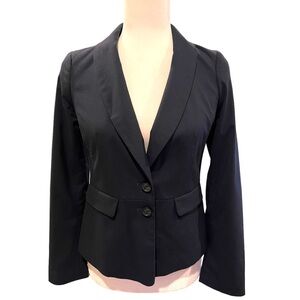 Ann Taylor Navy Blue Two Button Blazer